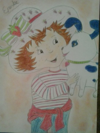 Strawberry and cookies